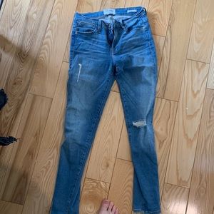 FRAME DENIM le high skinny